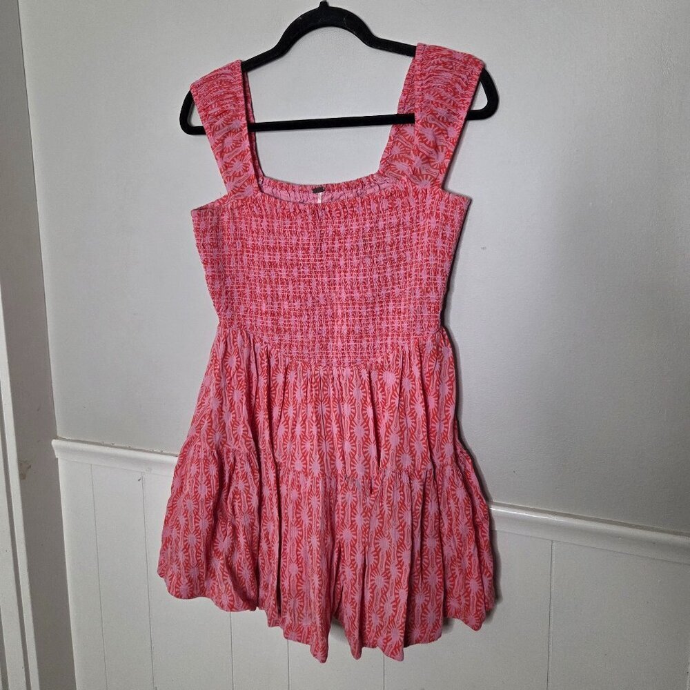 FREE PEOPLE Sweet Annie Mini Pink Dress